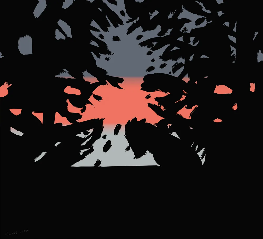 Alex KATZ, Sunset 2