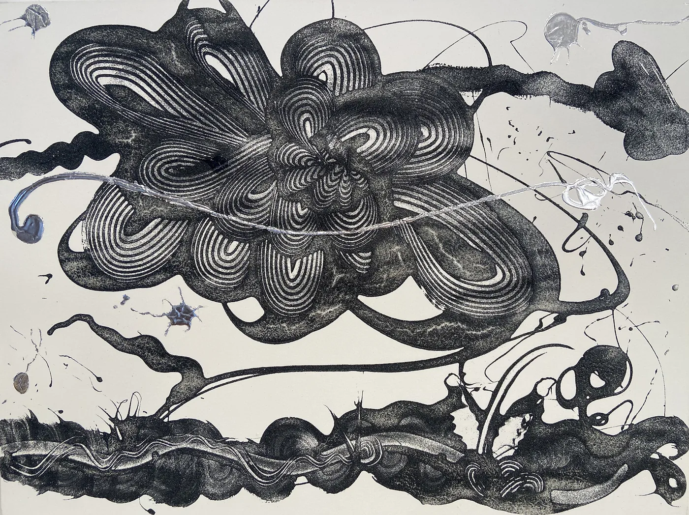 Catherine HOWE, Silver Painting (The Garden)