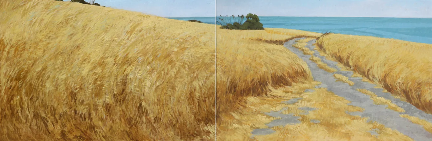 Nicole STRASBURG, Island Hike (diptych)