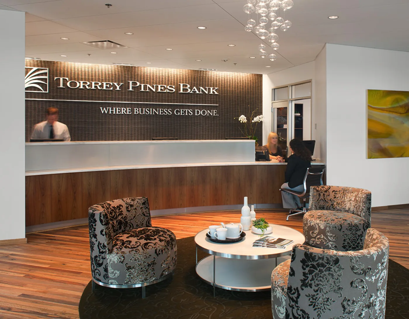 Torrey Pines Bank — installation view
