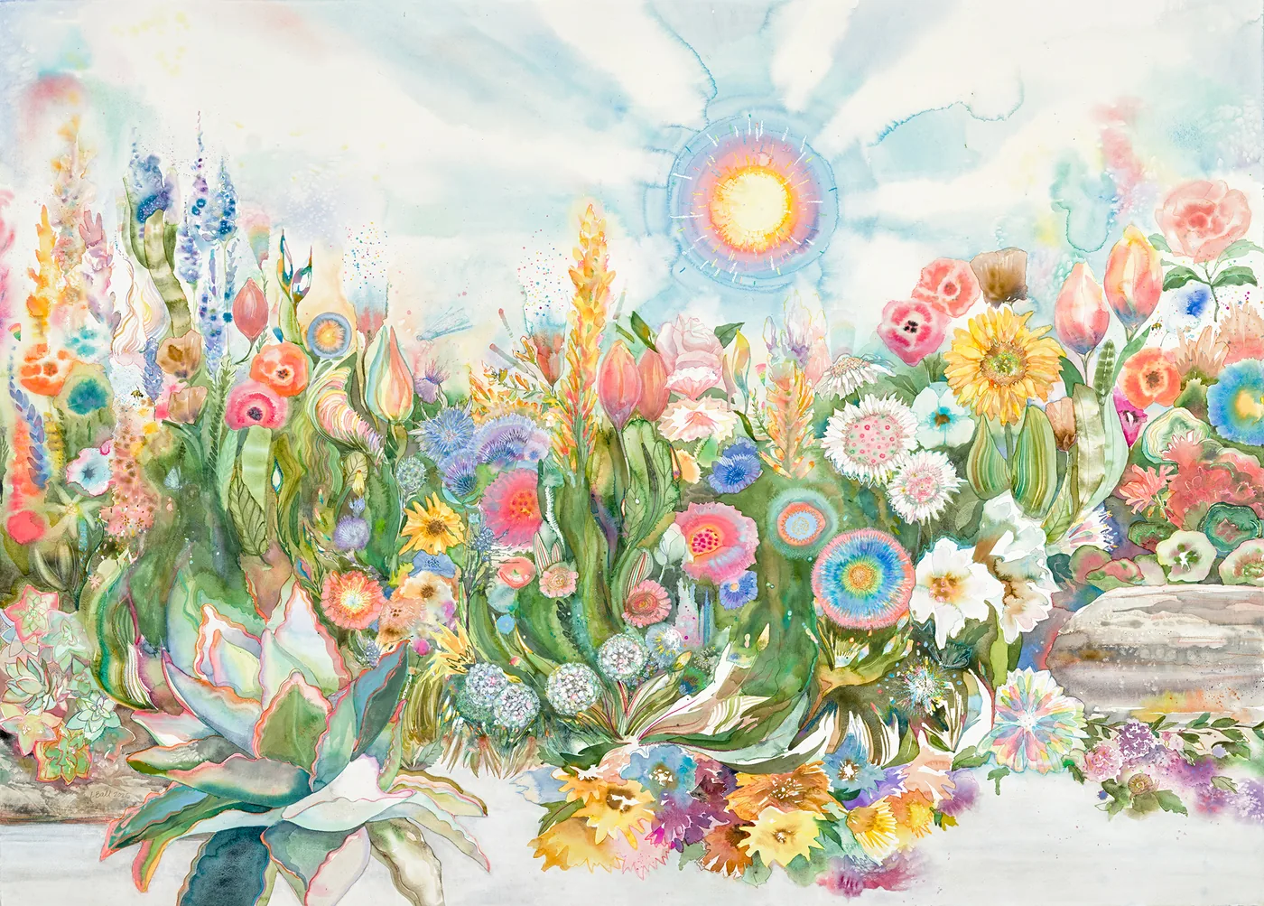 Laura BALL, Sunrise in the Garden