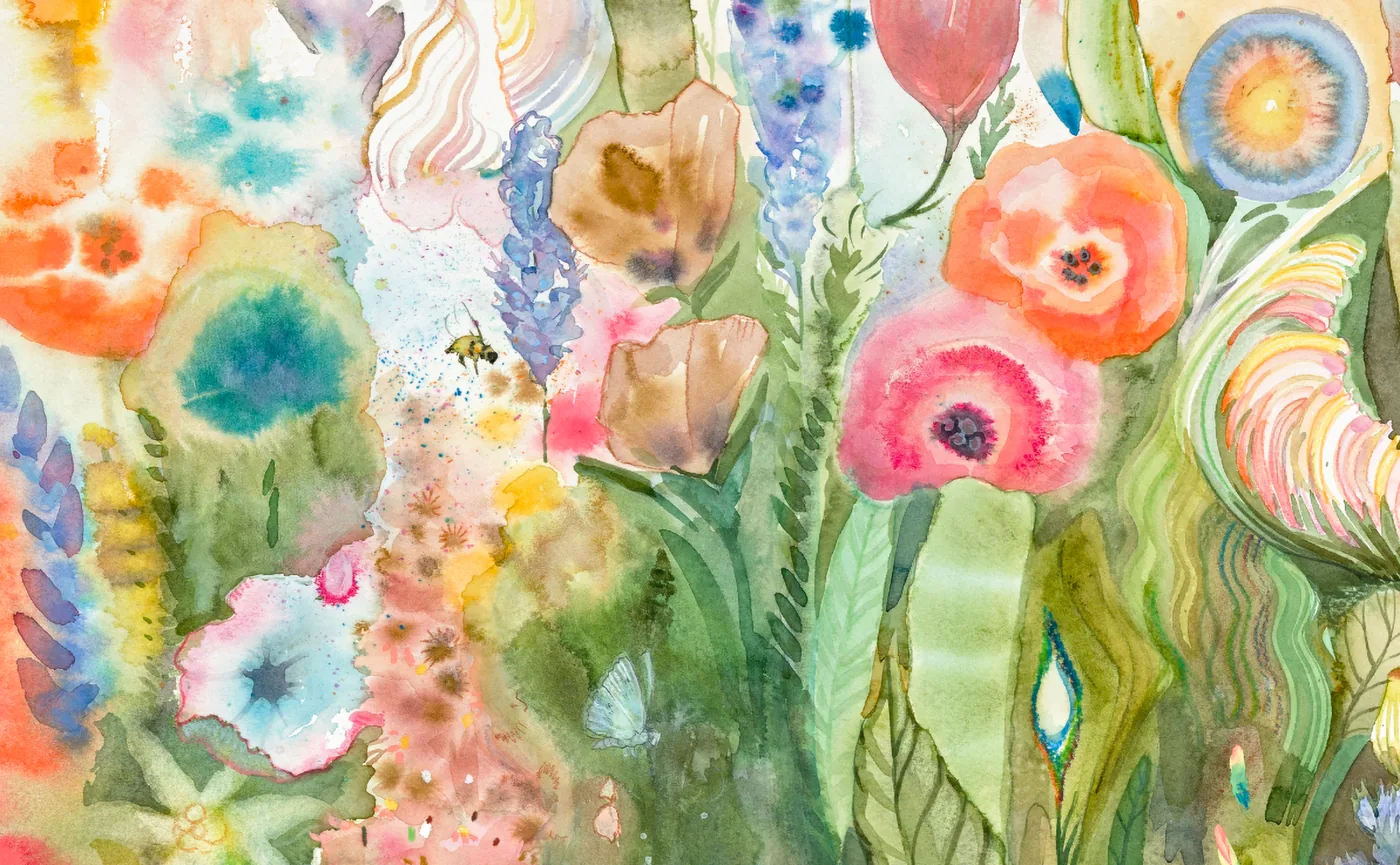 Laura BALL, Sunrise in the Garden
